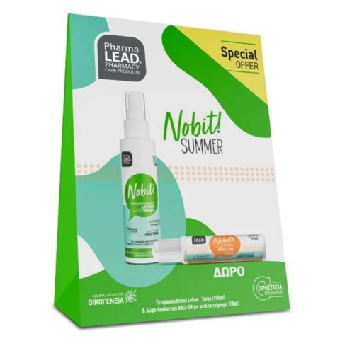 Pharmalead Nobit Insect Repellent Lotion - Spray + After Bite Roll - On Special Offer, Pack, 2