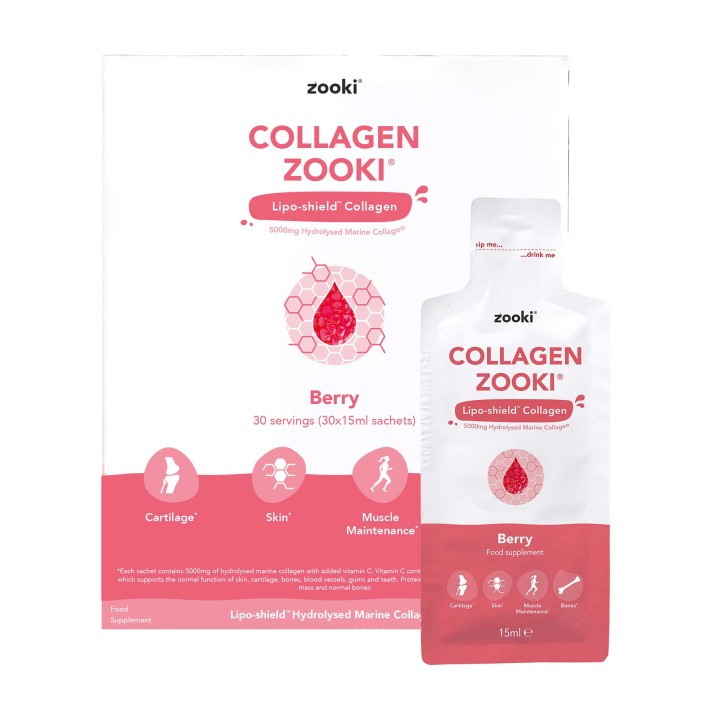 Zooki Collagen Berry, Sachets, 14x15ml