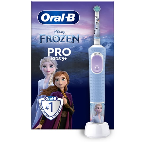Oral B Vitality Pro Kids Frozen Rechargeable, Electric T/brush 3years+