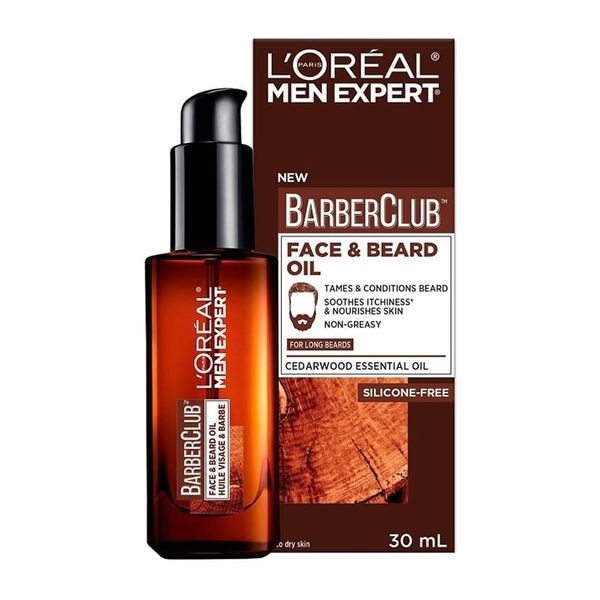 L'Oreal Men Expert Barber Club Long Beard & Skin Oil 30Ml/1Oz 1pc