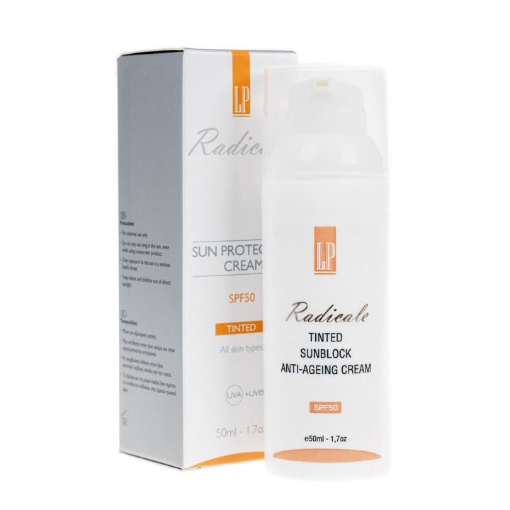 Radicale Tinted Sunblock Anti-Aging Cream Spf50, 50Ml
