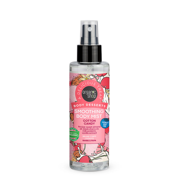 Organic Shop by Natura Siberica Body Desserts Smoothing Body Mist Cotton Candy Soothing Body Mist Elderberry, 200ml