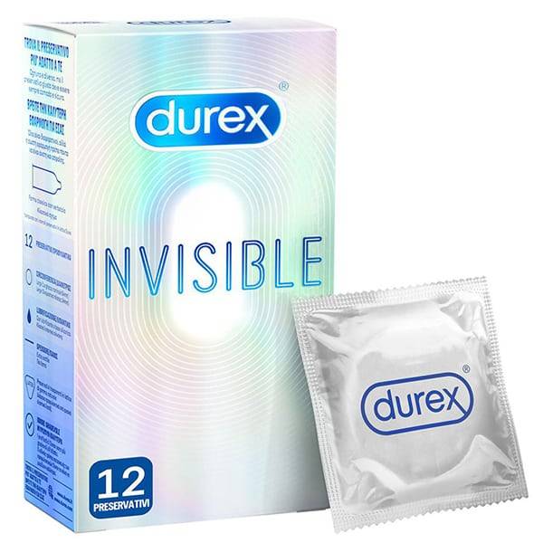 Durex Invisible Extra Sensitive Condoms 12 Pieces