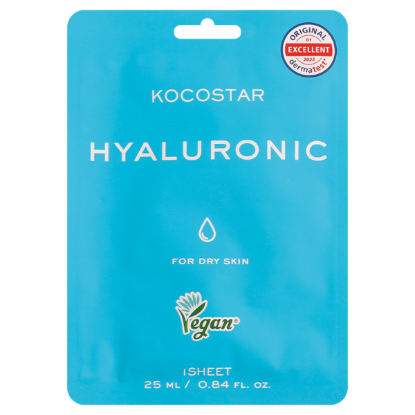 Kocostar Hyaluronic Sheet Mask 1 Sheet Mask For Dry Skin 25Ml