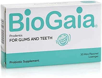 Biogaia Prodentis Probiotics For Oral Health Of Gums & Teeth Mint Flavor 30 Lozenges