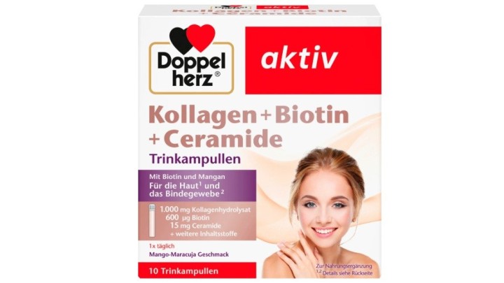 Doppelherz Kollagen+Biotin+Ceramide,10 ampules