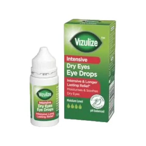Vizulize Special Offer Intensive Dry Eyes Eye Drops 15Ml + Tired Eye Drops 15Ml