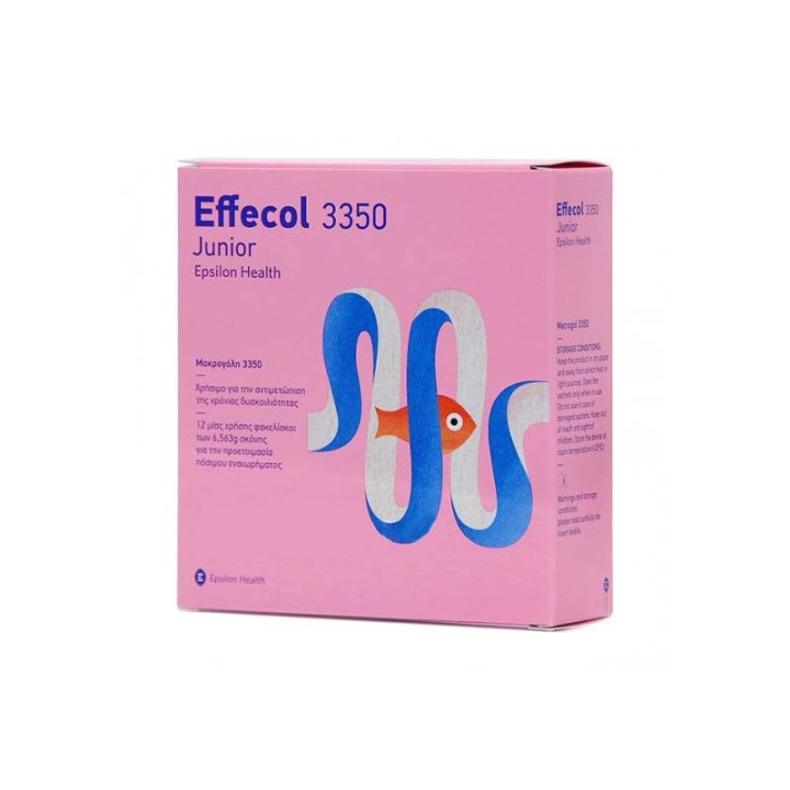Effecol Junior 3350 Sachets for Constipation 12X6.563g