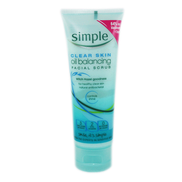 Simple Oil Balancing Facial Scrub 75ml
