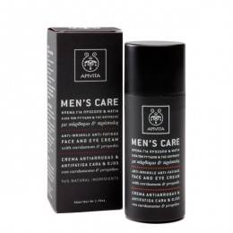 Apivita Men's Care Anti-Wrinkle Anti-Fatigue Cream Face & Eyes 50ml