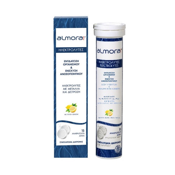 Almora Plus Lemon, Electrolytes 15 tablets