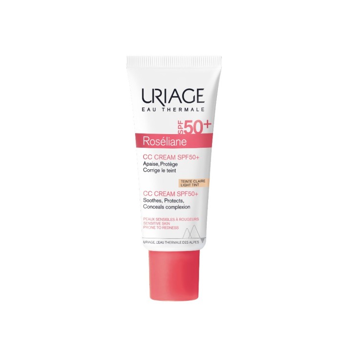 Uriage Roseliane Cc Cream Spf50+ Moisturizing Anti-Redness Cream With Very High Sun Protection Color 40ml