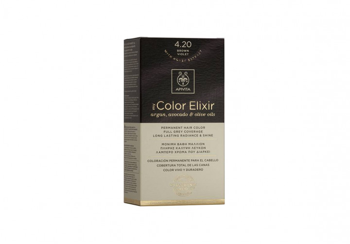 Apivita Hair Dye My Color Elixir 4.20 Brown Violet
