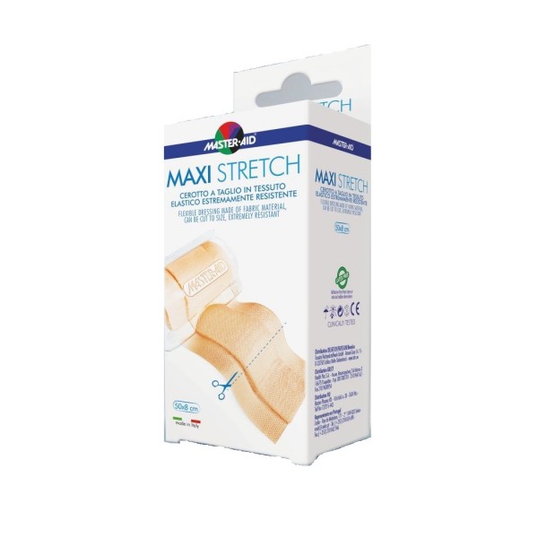 Master Aid Maxi Stretch  Plaster Roll 50X8Cm