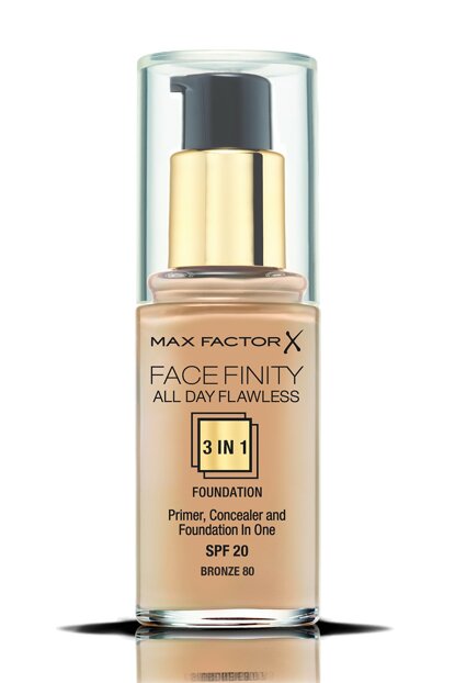 Max Factor Facefinity Spf20 3In1 Foundation 80 Bronze 30ml