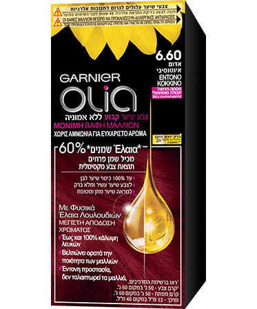Garnier Olia Mini Permanent Hair Dye Deep Red 6.60
