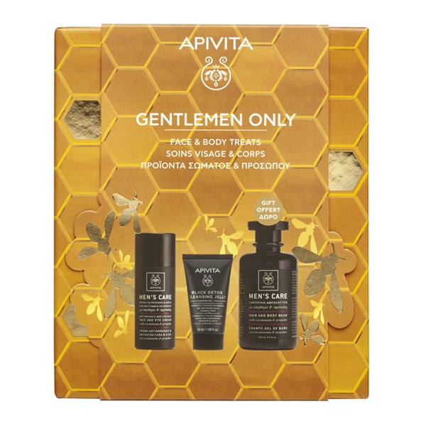 Apivita Xmas Pro Men Antiwrinkle Cream & Showergel, Set