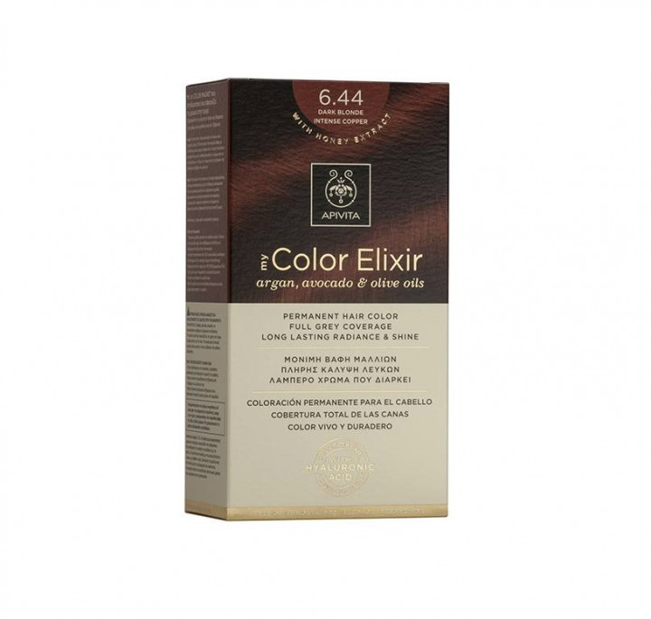 Apivita My Color Elixir Hair Dye Color 6.44 Blonde Dark Intense Cooper