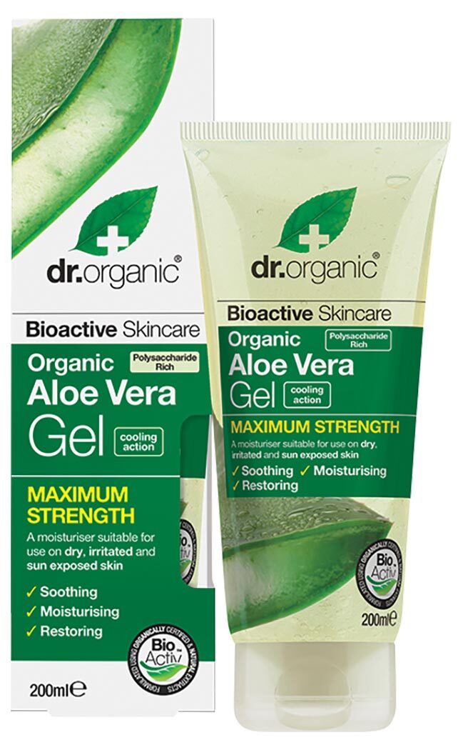 Dr. Organic Aloe Vera Soothing Gel for Sunburn Skin 200ml