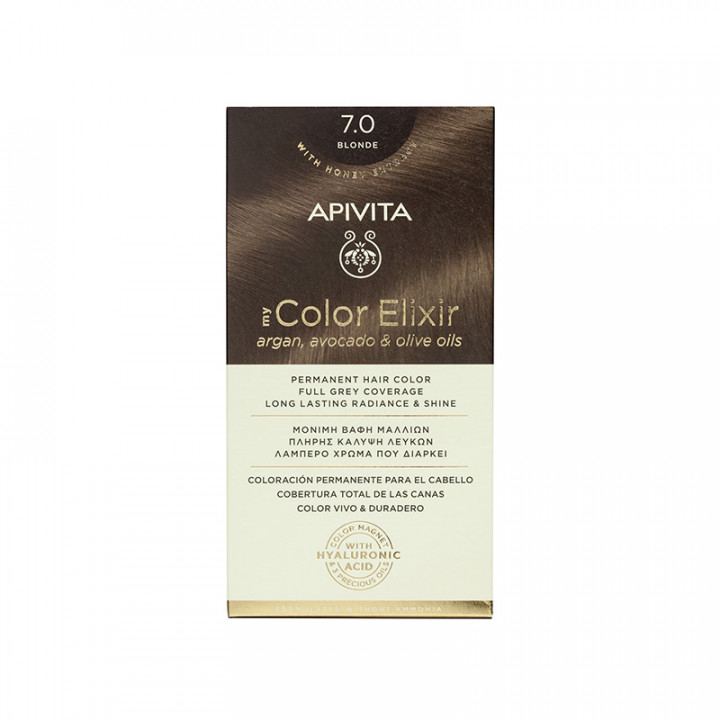 Apivita Hair Dye My Color Elixir 7.0 Blonde Hair Dye