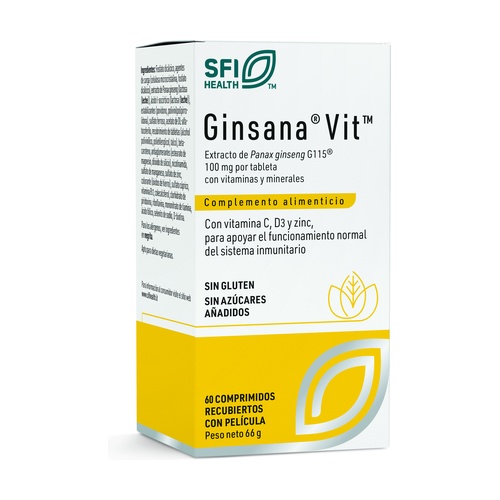 SFI HEALTH Ginsana Vit Immune System & Vitality 30Tablets