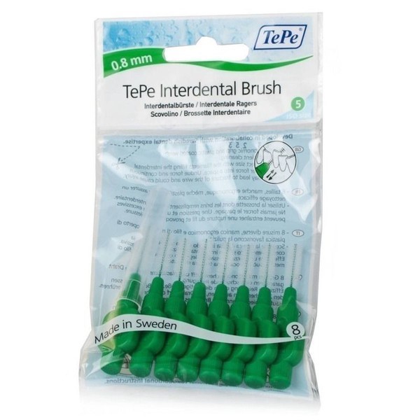 Tepe Interdental Brush Green 0.8Mm