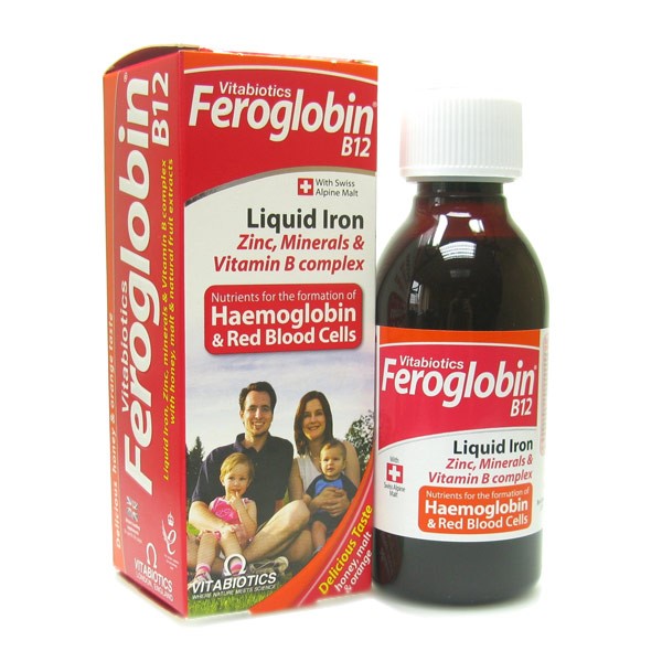 Vitabiotics Feroglobin B12 Liquid Iron 200ml