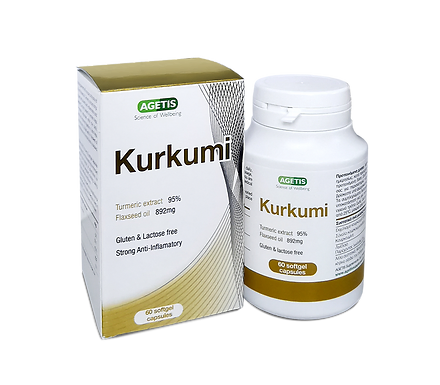 AGETIS Kurkumi For Liver Health & Improved Digestion 60 Soft Caps