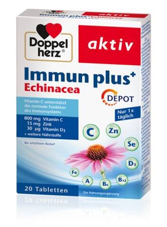 Doppelherz Immun Plus+ Echinacea 20 Tablets