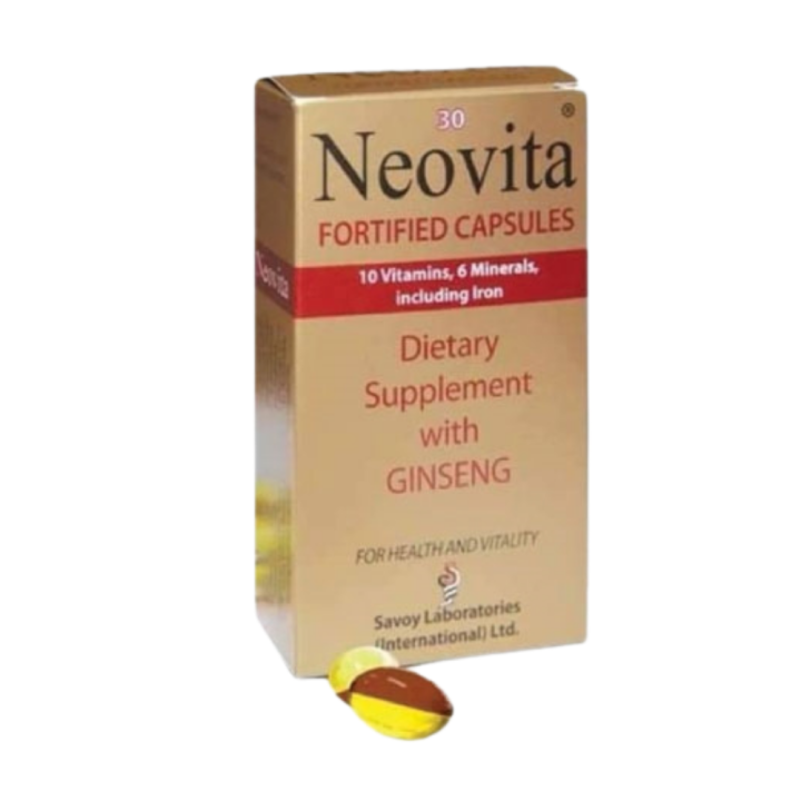Neovita Fortified Capsules With Ginseng 30 Capsules