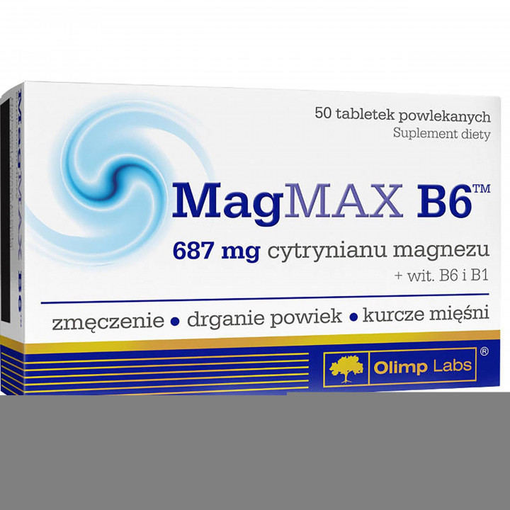 Magmax B6 +Vit B6 And B1 687Mg 50 Capsules