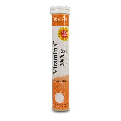 Diocare Vitamin C 1000Mg Orange Flavor 24 Effervescent Tablets