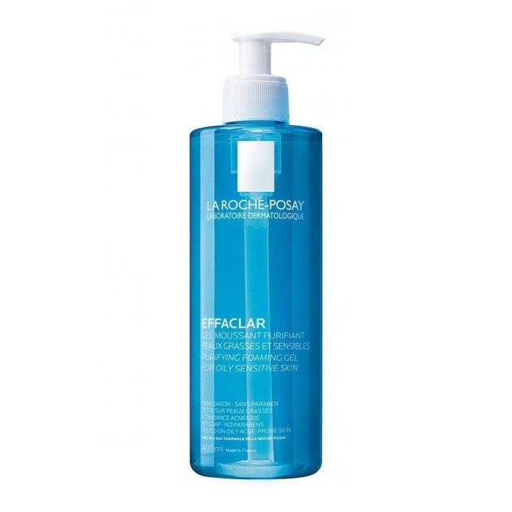 La Roche Posay Effaclar Purifying Foaming Gel For Oily Sensitive Skin 33% Bonus Pack 400Ml