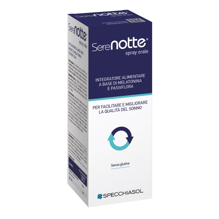 Specchiasol Serenotte Spray Food Supplement With Melatonin And Passiflora 15ml