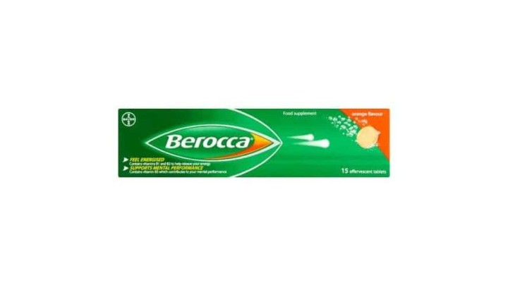 Bayer Berocca Energy Vitamin C Orange Flavor 15 Sugar Free Effervescent Tablets