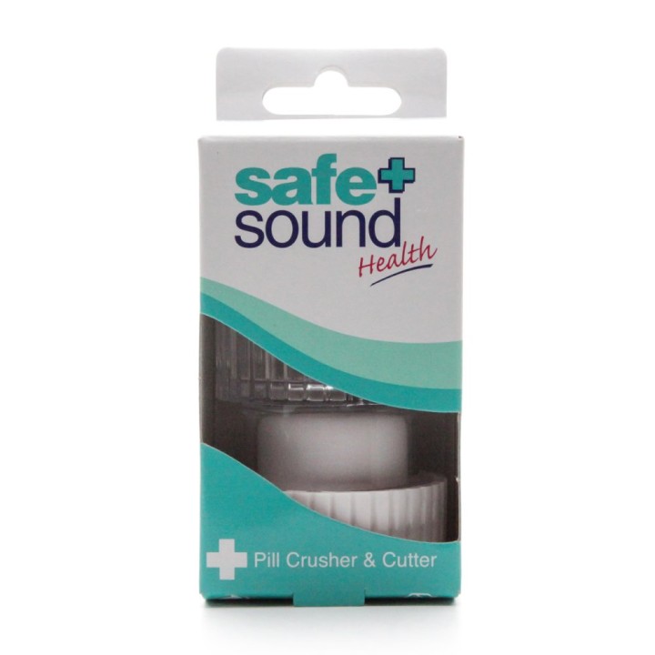 Safe + Sound Cut & Crush Pill White 1 Pcs