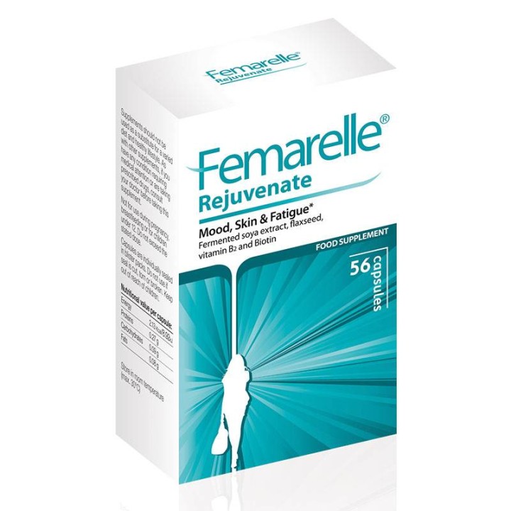 Femarelle Rejuvenate Mood- Skin- Fatigue Pre- Menopause Support 56 Tablets