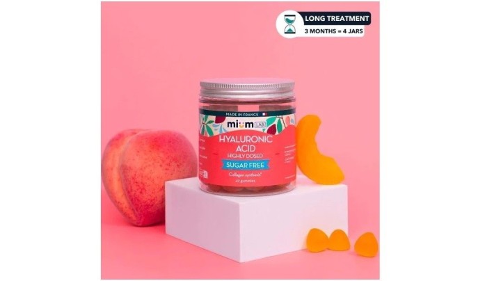 Mium Lab Hyaluronic Acid Highly Dosed Sugar Free 42 Gummies  Vegan Supplement