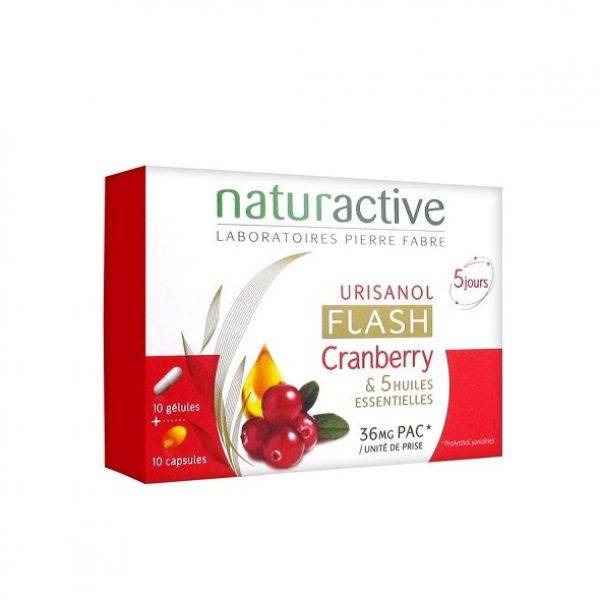 Naturactive Urisanol Flash 10 Capsules + 10 Soft Gels