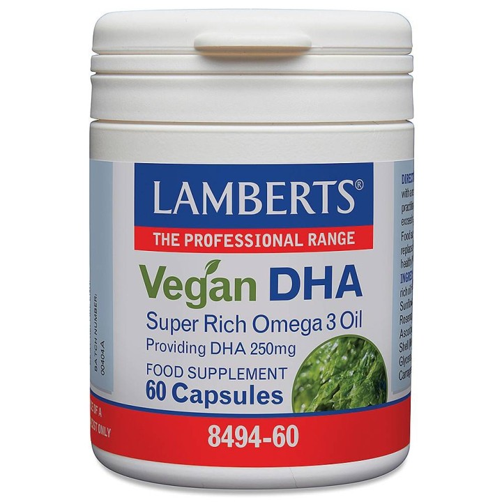 Lamberts Dha Tablets Super Rich Omega 3 Oil 60 X 100Mg