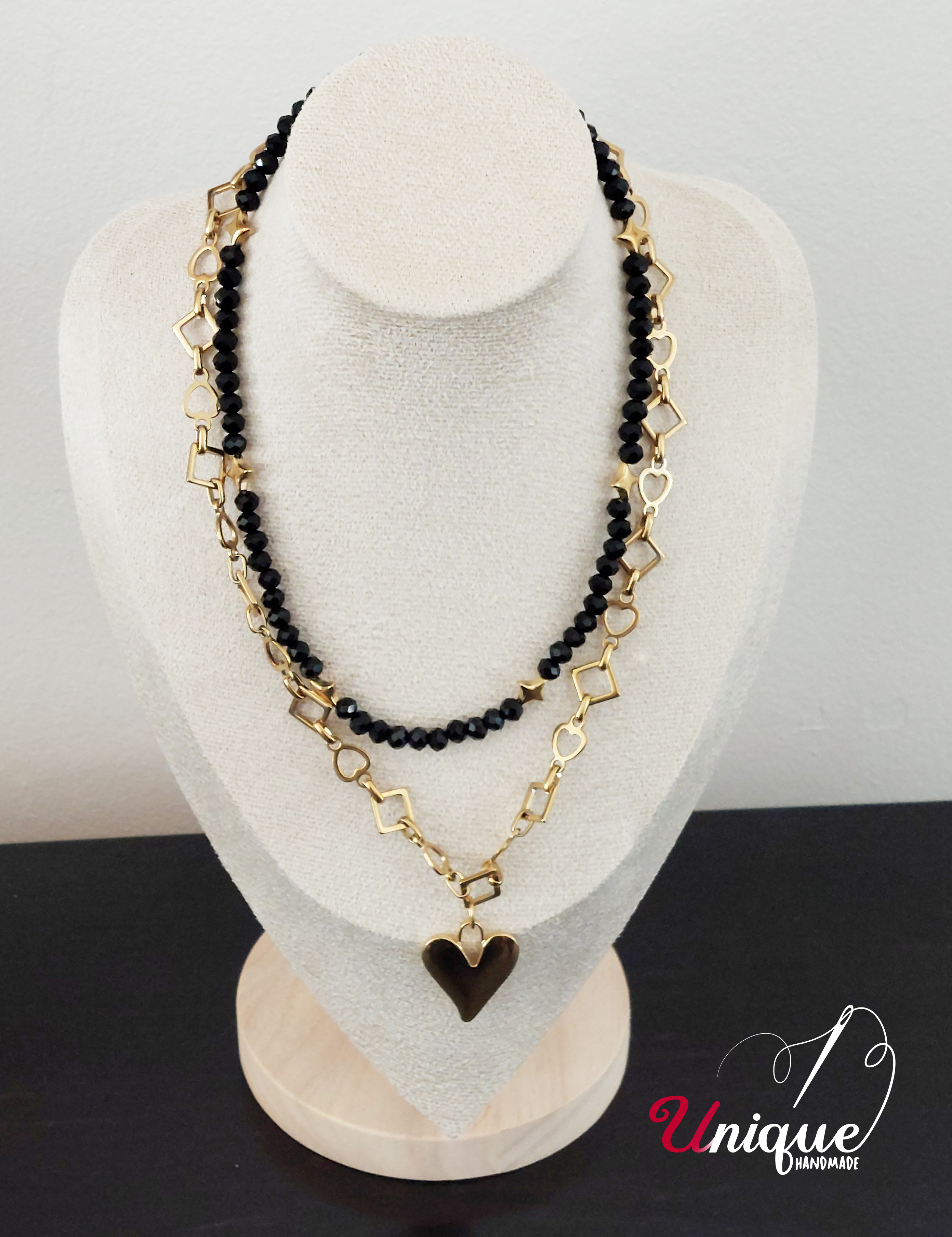 Black Gold Set Necklace