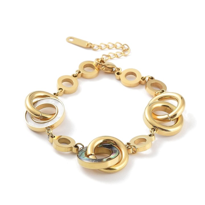 Perlarosa World Interlocking Circle Bracelet