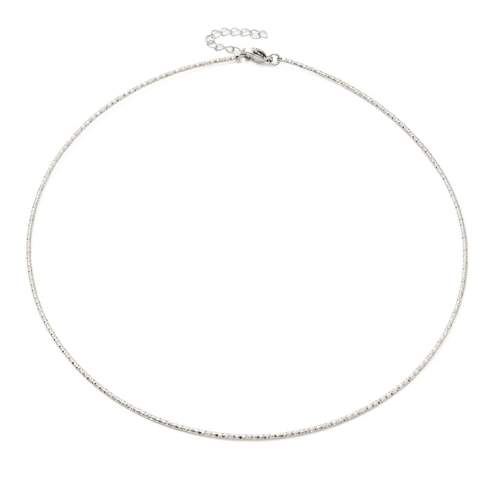 Perlarosa World Minimal Box Chain Choker Silver