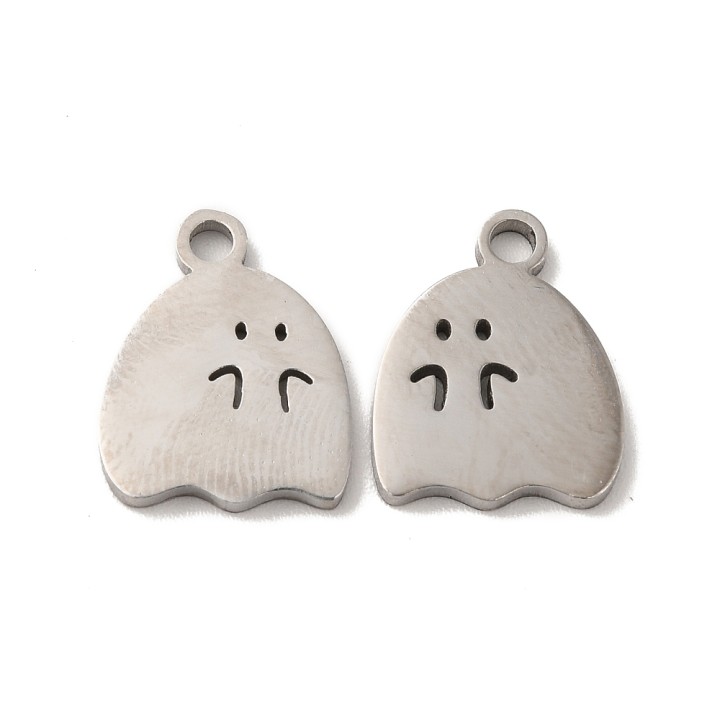 Perlarosa World Cute Ghost Pendants Silver
