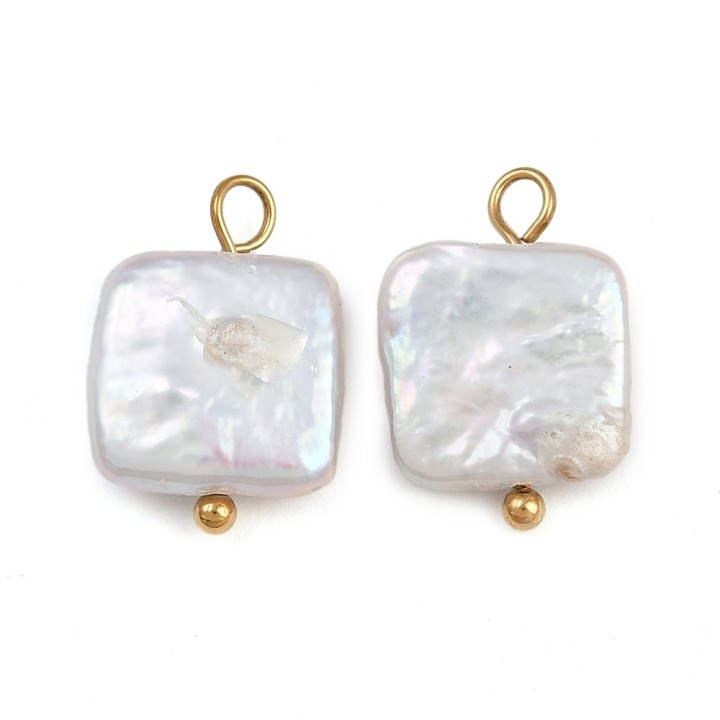 Perlarosa World Keshi Pearl Pendant Gold