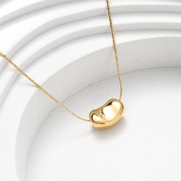 Perlarosa World Pea-Shaped Pendant Necklace