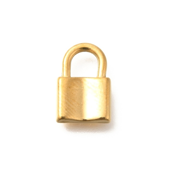 Perlarosa World Mini Lock Charms Gold