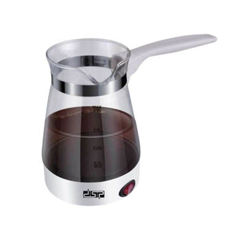 DSP – Ηλεκτρικό μπρίκι ελληνικού καφέ γυάλινο - Black/White