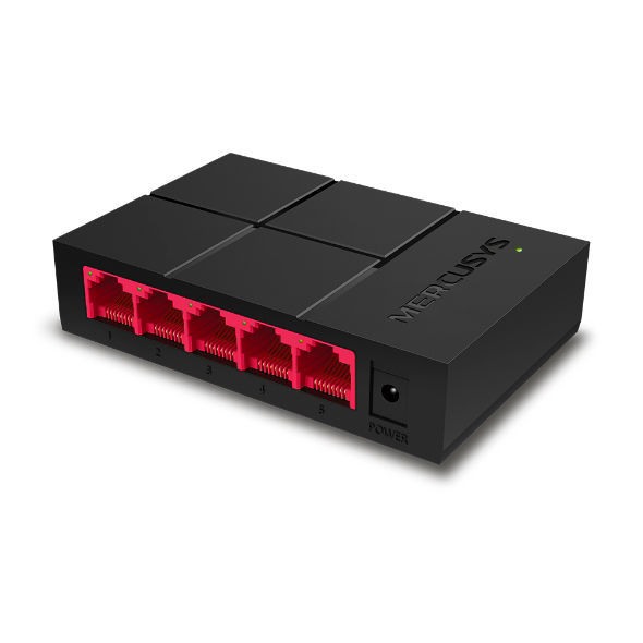 Mercusys 5-Port 10/100/1,000 Mbps Desktop Switch