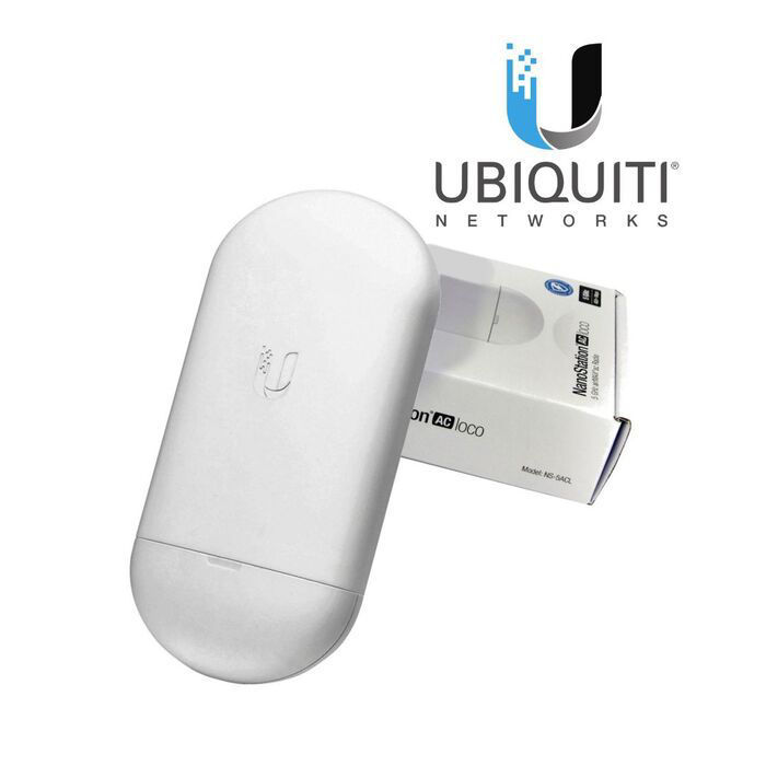 UBIQUITI NanoStation Loco 5AC, 5GHz, 450Mbps, 13dBi, λευκό